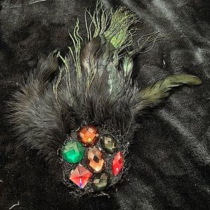 NEW Dance Costume Feather Hair Piece